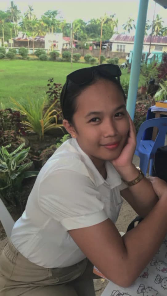 Christine working on design project